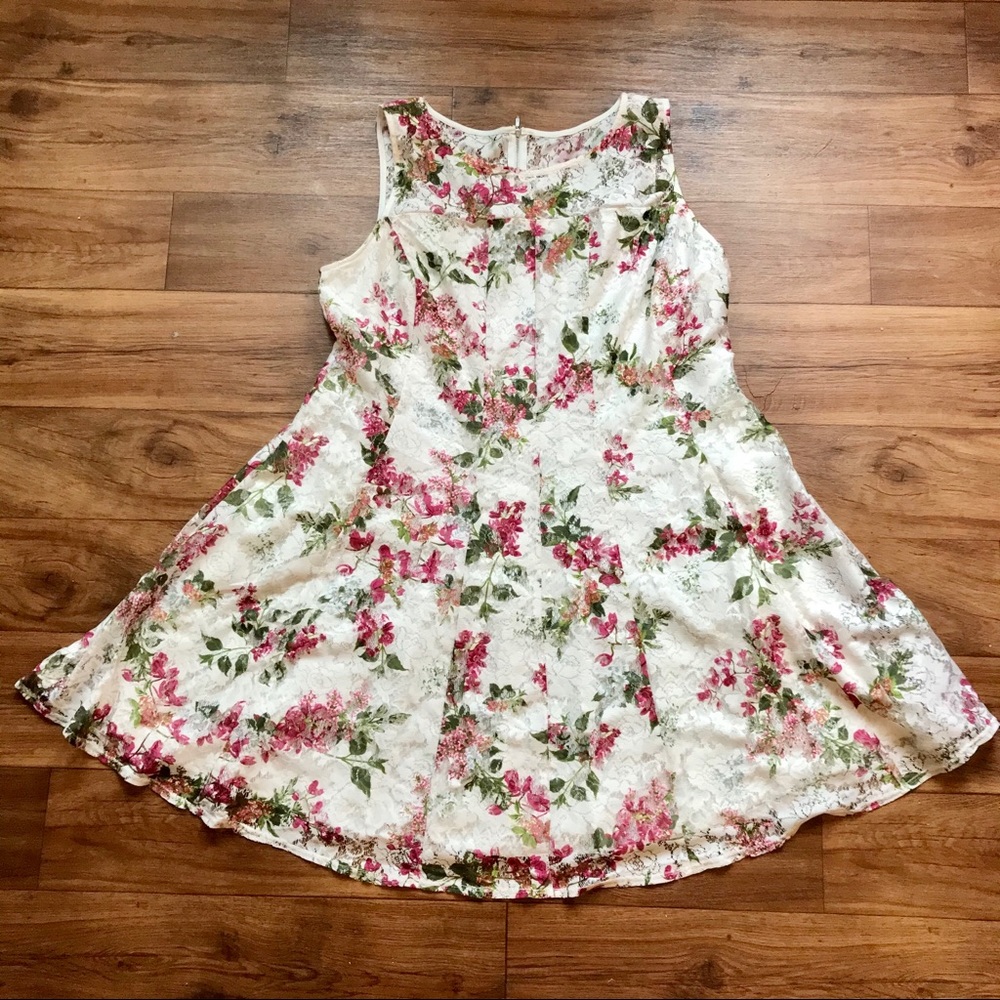 Lane Bryant floral print dress